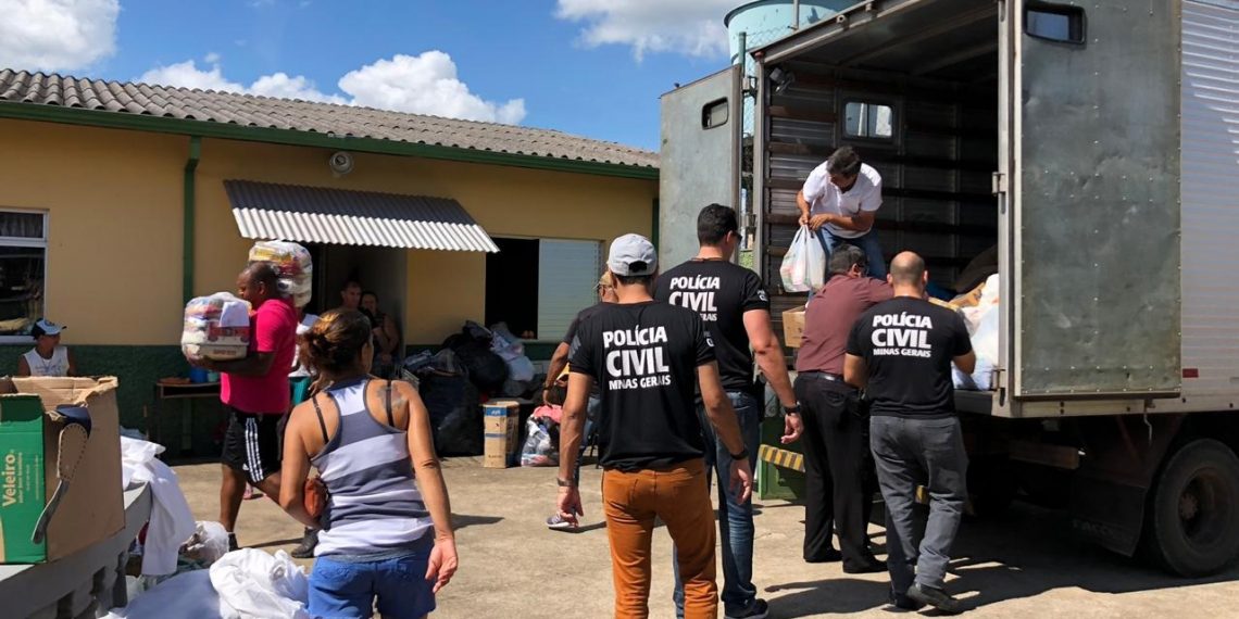 Polícia Civil arrecada donativos para população atingida pelas chuvas