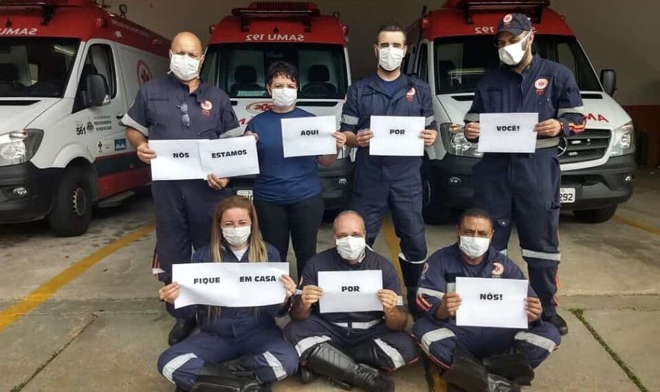 SAMU de Poços faz apelo para que as pessoas fiquem em casa