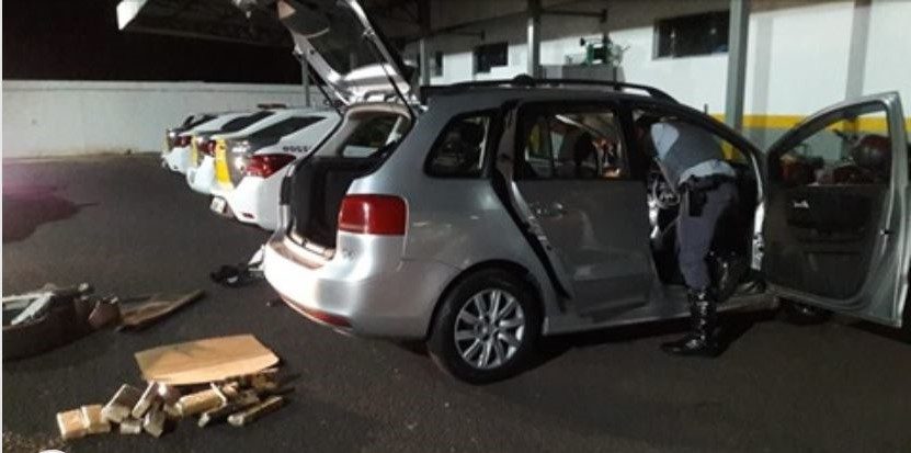 Homem é preso transportando mais de 80 kg de maconha