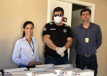 Polícia Civil recebe doação de 120 máscaras