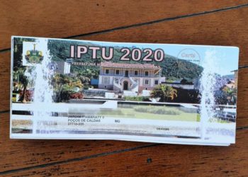 IPTU de Poços pode ser pago com o carnê no Banco do Brasil, Caixa e lotéricas