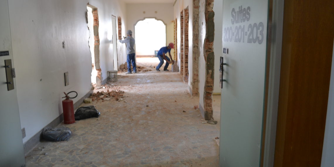 Santa Casa realiza obras para a ampliação do número de leitos de UTI e isolamentos