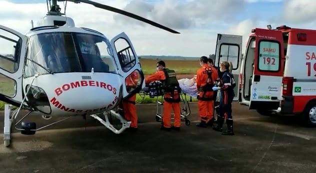 Primos ficam feridos após acidente com álcool líquido em Campestre