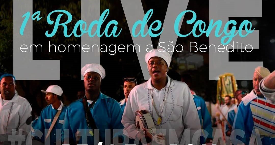 Associação dos Ternos de Congo realiza transmissão em homenagem a São Benedito