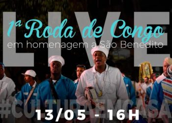 Associação dos Ternos de Congo realiza transmissão em homenagem a São Benedito