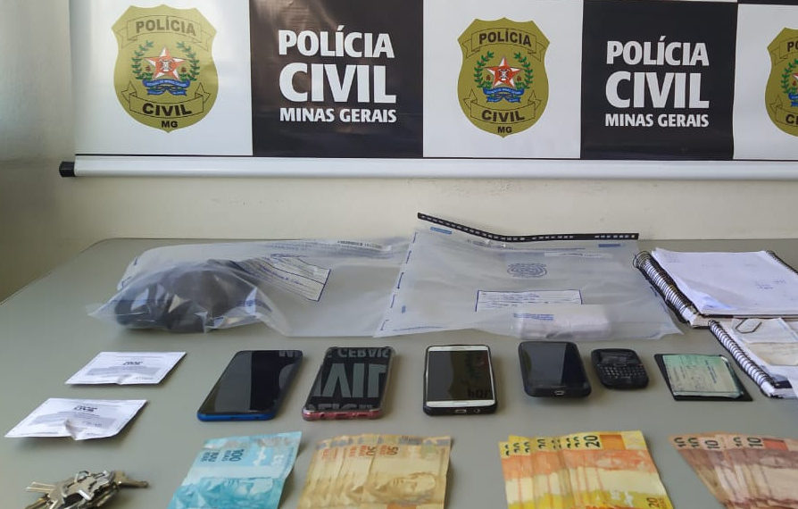 Polícia Civil prende dois por tráfico e apreende cocaína em Andradas