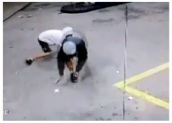 Assalto a um Posto de combustíveis é registrado por câmeras de monitoramento em Poços de Caldas