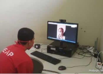 Familiares de detentos contam com visitas virtuais em Poços de Caldas