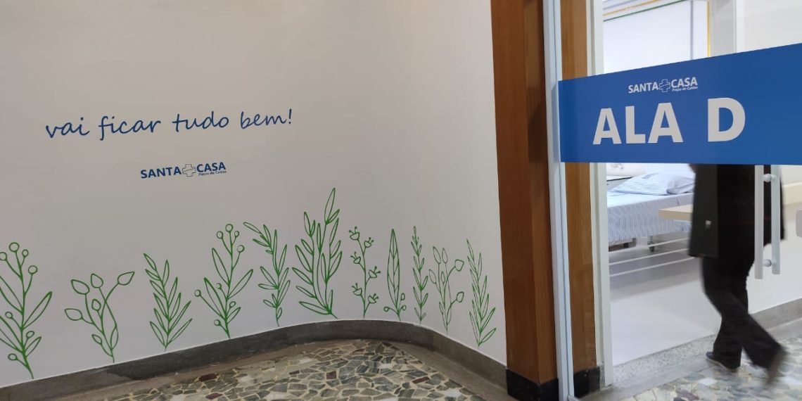 Santa Casa de Poços inaugura nova ala para atender pacientes com Covid-19