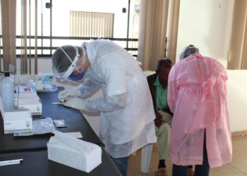 Prefeitura de Campestre aplica testes para covid-19 em internos de asilo