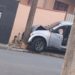 Motorista bate carro em poste e moradores ficam sem energia em Poços de Caldas