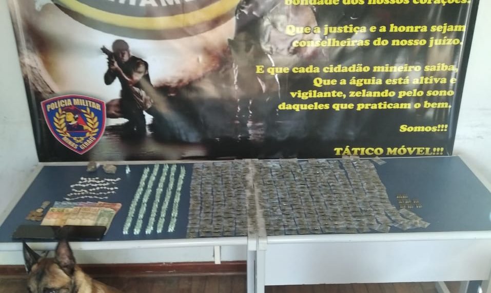 Trio é detido por tráfico de drogas com 492 pinos de cocaína