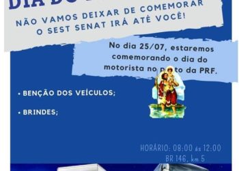 Dia do Motorista terá bênção de veículos em Poços de Caldas