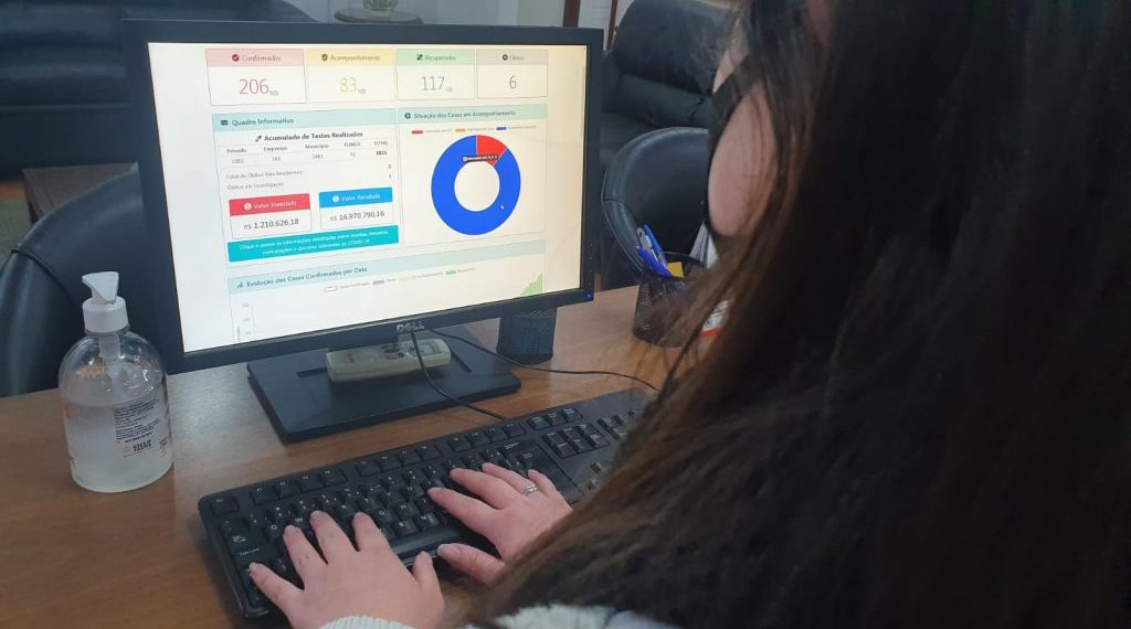 Painel lançado em Poços traz mais transparência sobre notificações de Covid-19