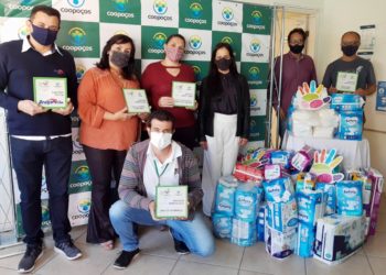 Coopoços arrecada 12 mil fraldas geriátricas