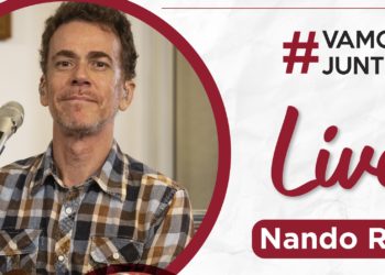 Live com Nando Reis é promovida em prol da Campanha Solidária #Vamos Juntos