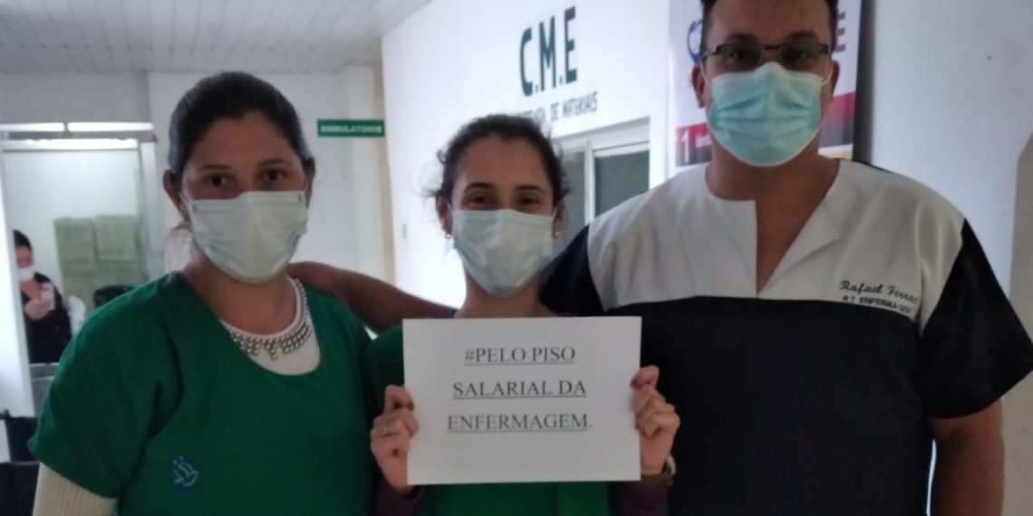 CALDAS | Enfermeiros pedem criação de piso salarial