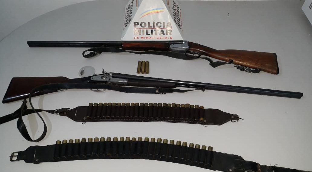 Homem é preso por porte ilegal de arma de fogo enquanto caçava