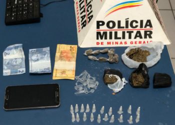 PM prende suspeito com drogas na zona leste de Poços de Caldas