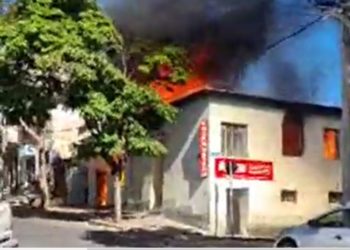 Incêndio destrói empresa na área central de Campestre
