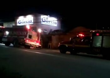 Incêndio em bar de Poços de Caldas