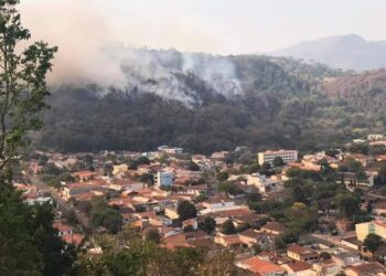 Incêndio volta a castigar Águas da Prata