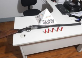 PM apreende arma usada em tiros contra cadela em Ipuiúna