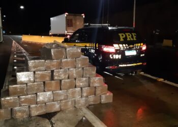 PRF apreende uma tonelada de maconha