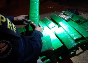 PRF apreende 50 kg de maconha em veículo