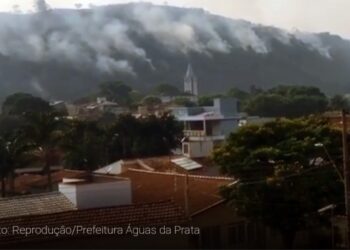 Incêndio castiga Águas da Prata mais uma vez