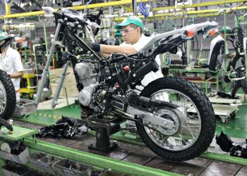 Produção de motocicletas aumenta 13,1% em setembro