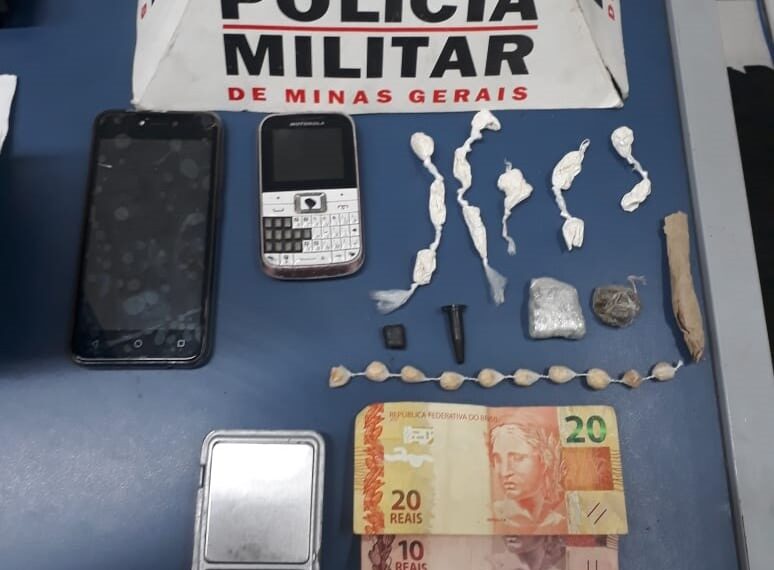 Dupla é detida por tráfico de drogas no bairro Santa Rita