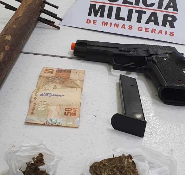Adolescente é detido por tráfico de drogas e porte ilegal de arma
