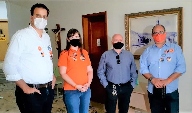 Deputados do Novo e Secretário de Governo do Estado visitam Poços