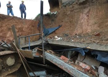 Bombeiros alertam para sinais de desabamento no período chuvoso