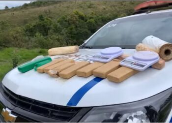PM apreende quase 7 kg de maconha em Poços de Caldas
