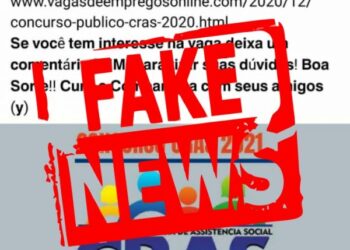 Prefeitura desmente informação sobre concurso público