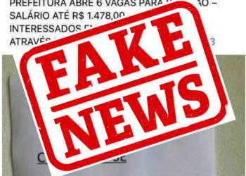 Prefeitura desmente mensagem sobre processo seletivo