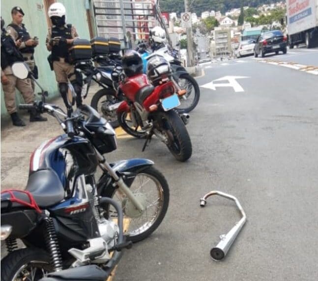 Motos barulhentas estão na mira da Polícia Militar de Poços de Caldas