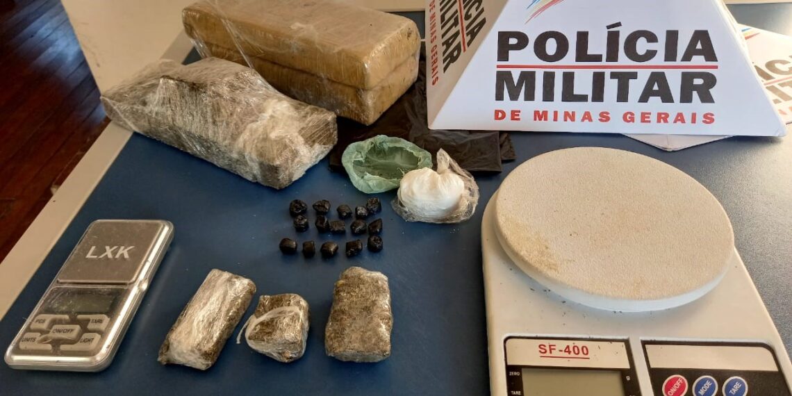 Drogas são apreendidas no Bairro Santa Augusta