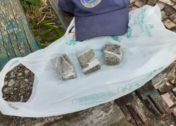 Guarda Municipal encontra drogas em prédio com telhado quebrado