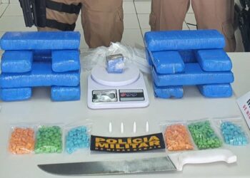 Quase 600 comprimidos de ecstasy são apreendidos pela PM, em Poços de Caldas