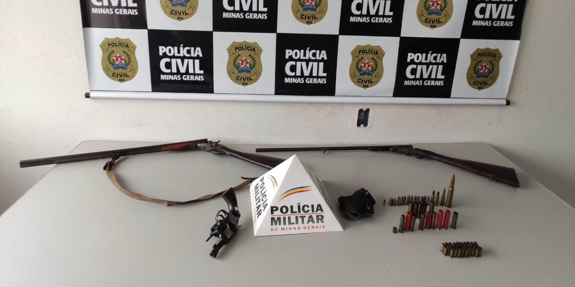 Idoso é preso com armas irregulares em Andradas