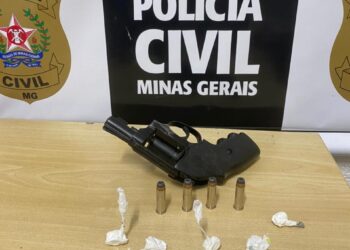 Suspeito de tráfico de drogas e posse de arma é preso em Poços