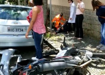Jovem fica ferida após acidente no Jardim dos Estados em Poços de Caldas