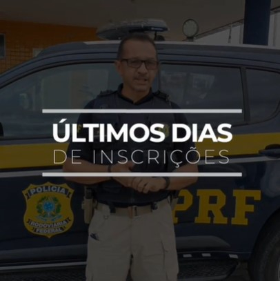 Inscrições para Concurso Público da PRF terminam nesta sexta