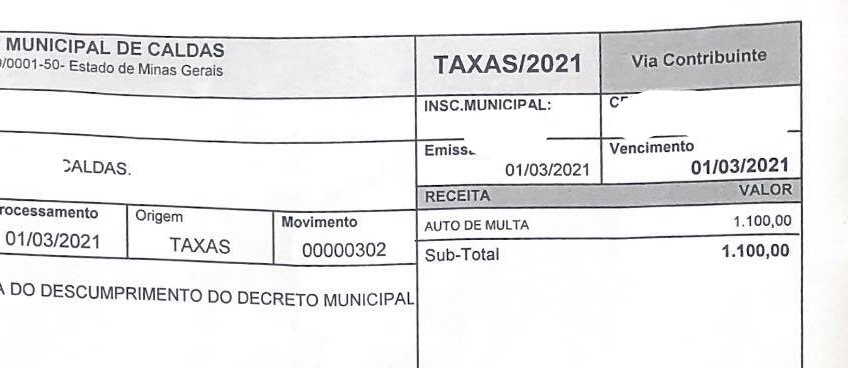 Vice- prefeito de Caldas paga multa após emprestar chácara para festa