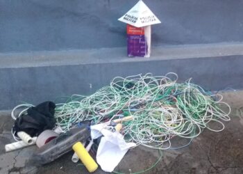 Homem é preso suspeito de furto a prédio em construção