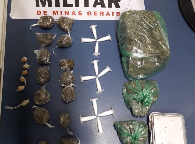 Dupla é detida por tráfico de drogas em Poços de Caldas