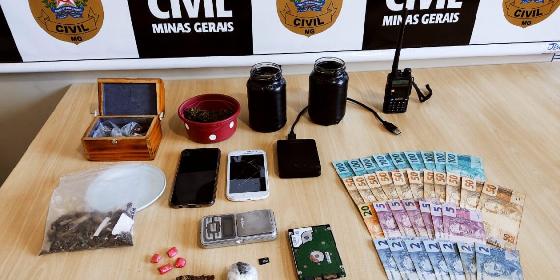 Casal é preso por tráfico de drogas durante operação em Poços de Caldas